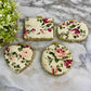 Ivory Floral mirror by Arimel by Emily
