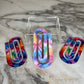 Jumbo Paperclip - Glitter Tie Dye