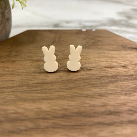 Bunny - Cream Easter earring by Arimel by Emily