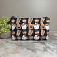 Coffee Cups & Beans zipper pouch by Arimel by Emily
