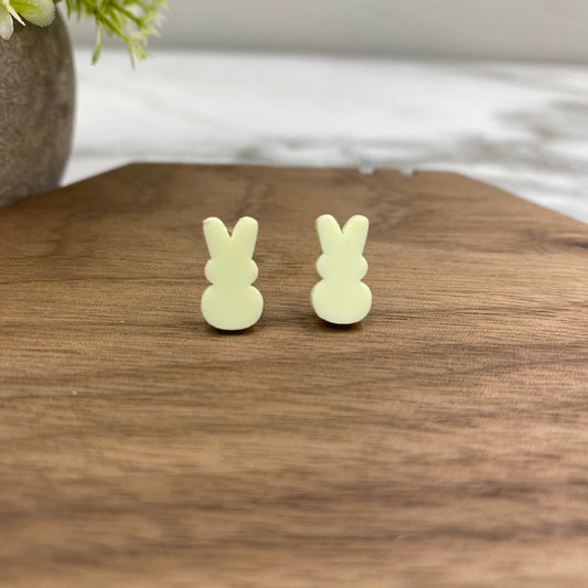 Bunny - Yellow Easter earring by Arimel by Emily