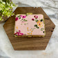 Compact Mirror - Pink Floral (by shape)