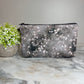 Grey Cherry Blossom pouch by Arimel by Emily