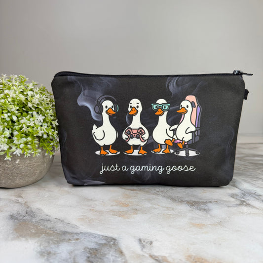 Gaming Goose zipper pouch by Arimel by Emily
