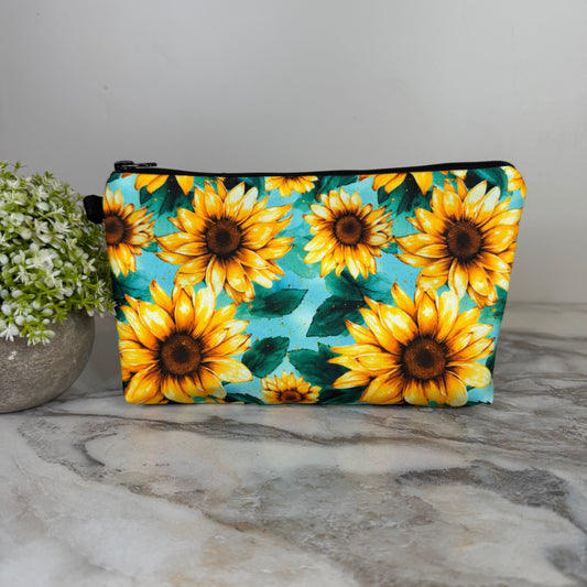 Sunflower Mint pouch by Arimel by Emily