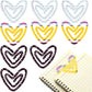 Jumbo Paperclip - Heart Notebook Paper - PREORDER