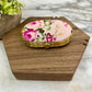 Compact Mirror - Pink Floral (by shape)