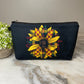 Sunflower Plaid pouch by Arimel by Emily