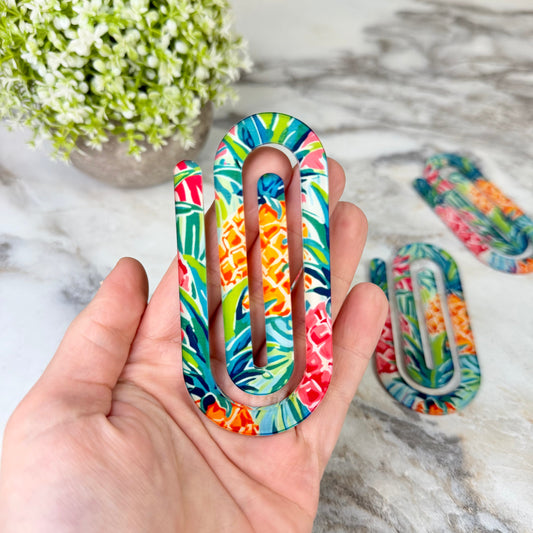 Tropical Floral paperclip by Arimel by Emily