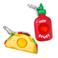 OMG Mega Pop Best Friend Keychains - Taco & Hot Sauce